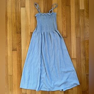 H&M Flowy Midi Dress - Blue